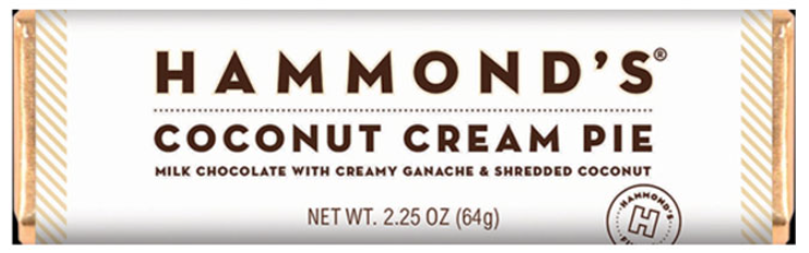 Hammond's Chocolate Bar - Coconut Cream Pie