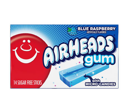 Airheads Gum Blue Raspberry