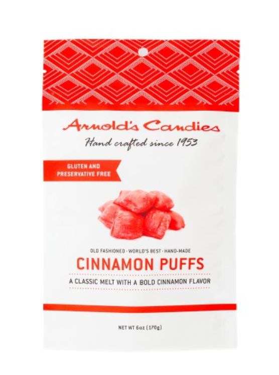 Arnold's Candies Cinnamon Puffs