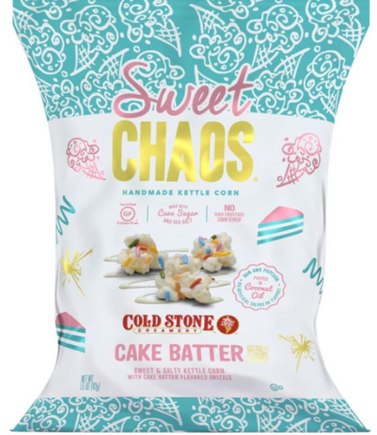 Sweet Chaos Cake Batter Drizzled Kettle Corn