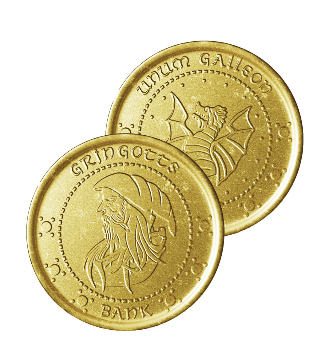 Harry Potter Gringotts Galleon Chocolate Coin