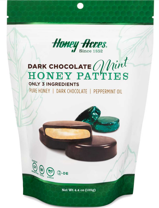 Honey Acres Dark Chocolate Mint Honey Patties