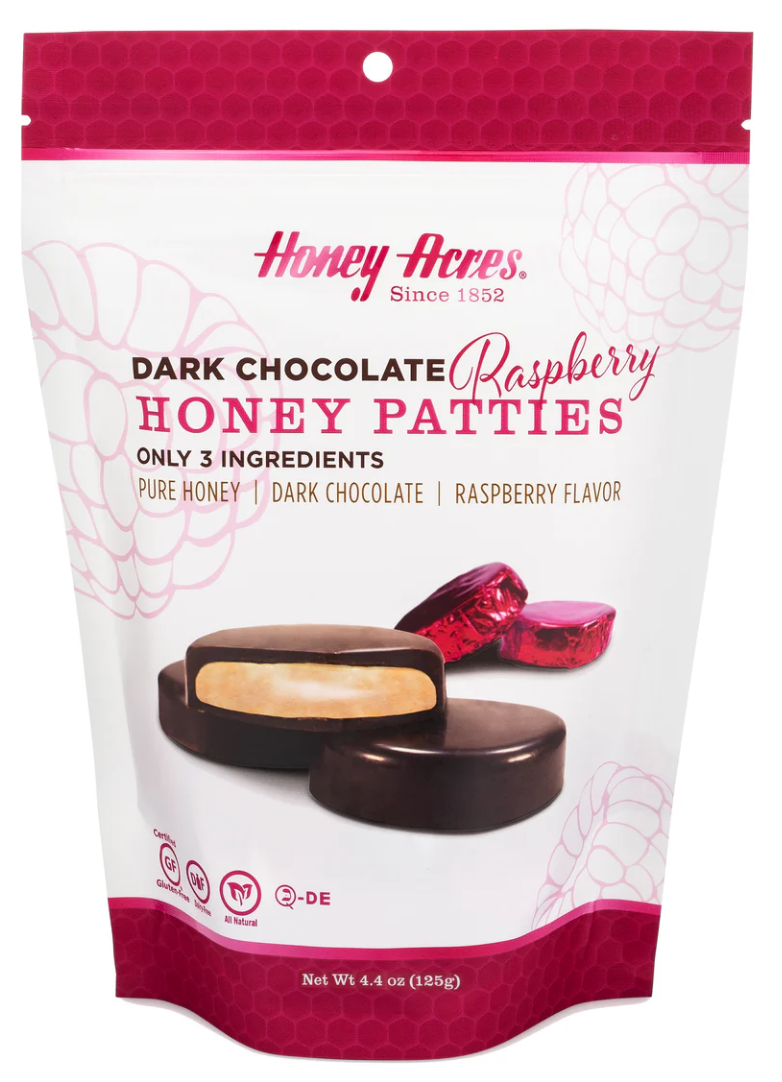 Honey Acres Dark Chocolate Raspberry Honey Patties