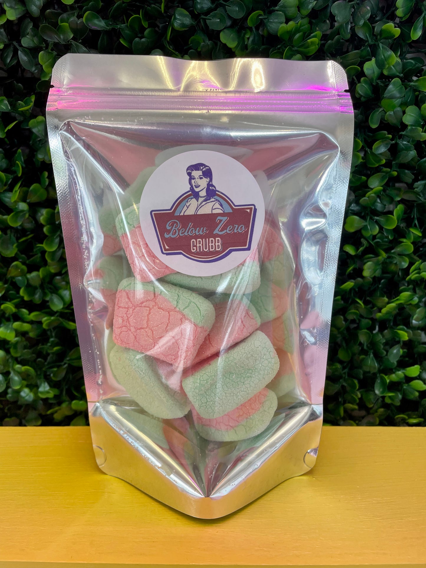 Below Zero Grubb Sour Watermelon Marshmallows