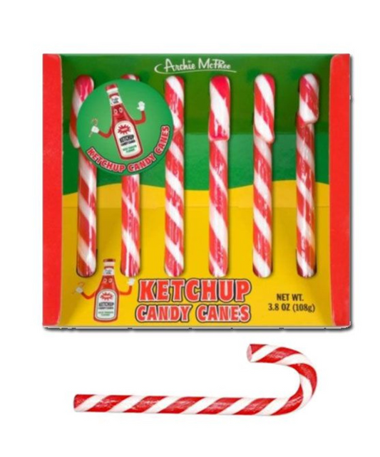 Ketchup Candy Canes McPhee