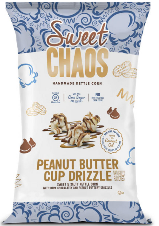 Sweet Chaos Peanut Butter Cup Drizzle Kettle Corn