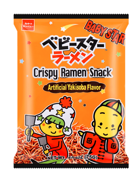 Baby Star Crisy Ramen Snack Yakisoba