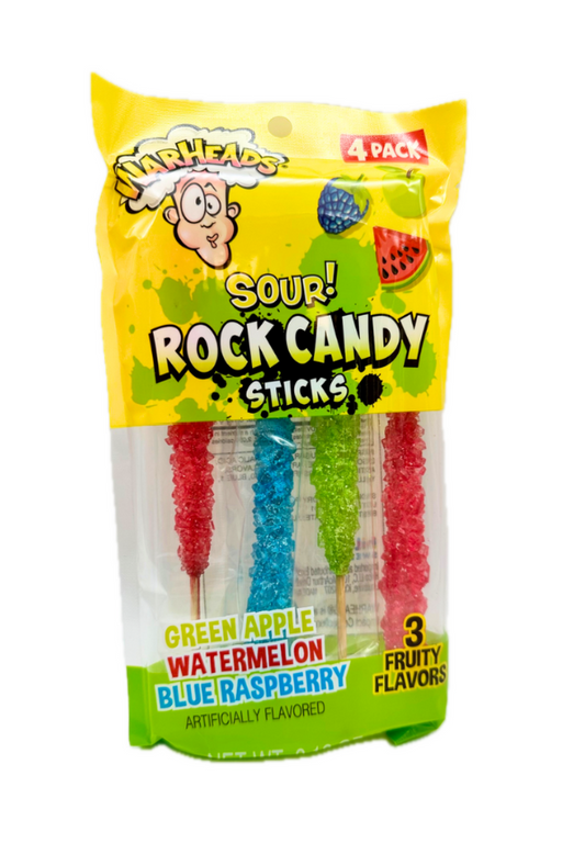 Warheads Sour Rock Candy Sticks