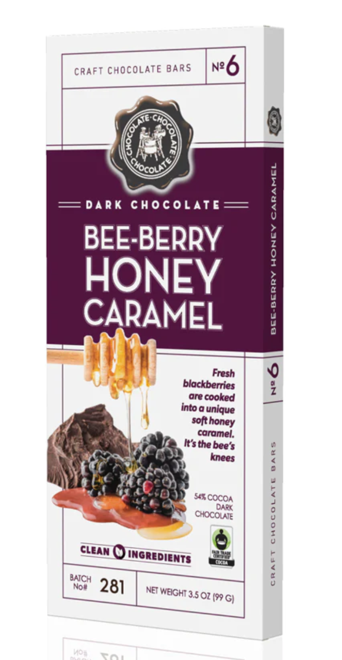 Craft Chocolate Bar Bee Berry Honey Caramel