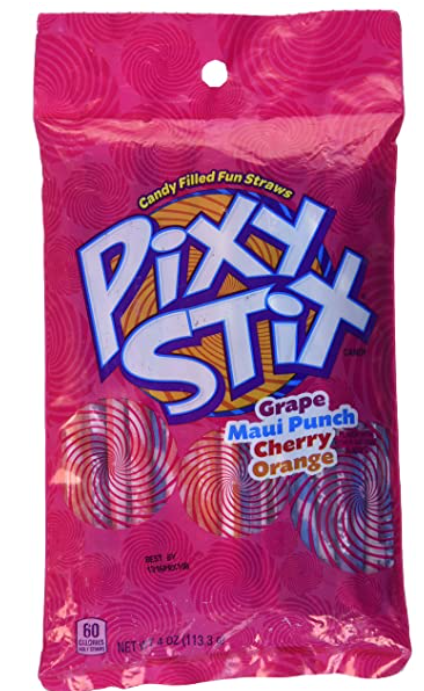 Pixy Stix Candy Straws