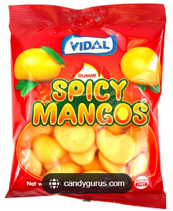 Vidal Gummi Spicy Mangos – Sweets On High