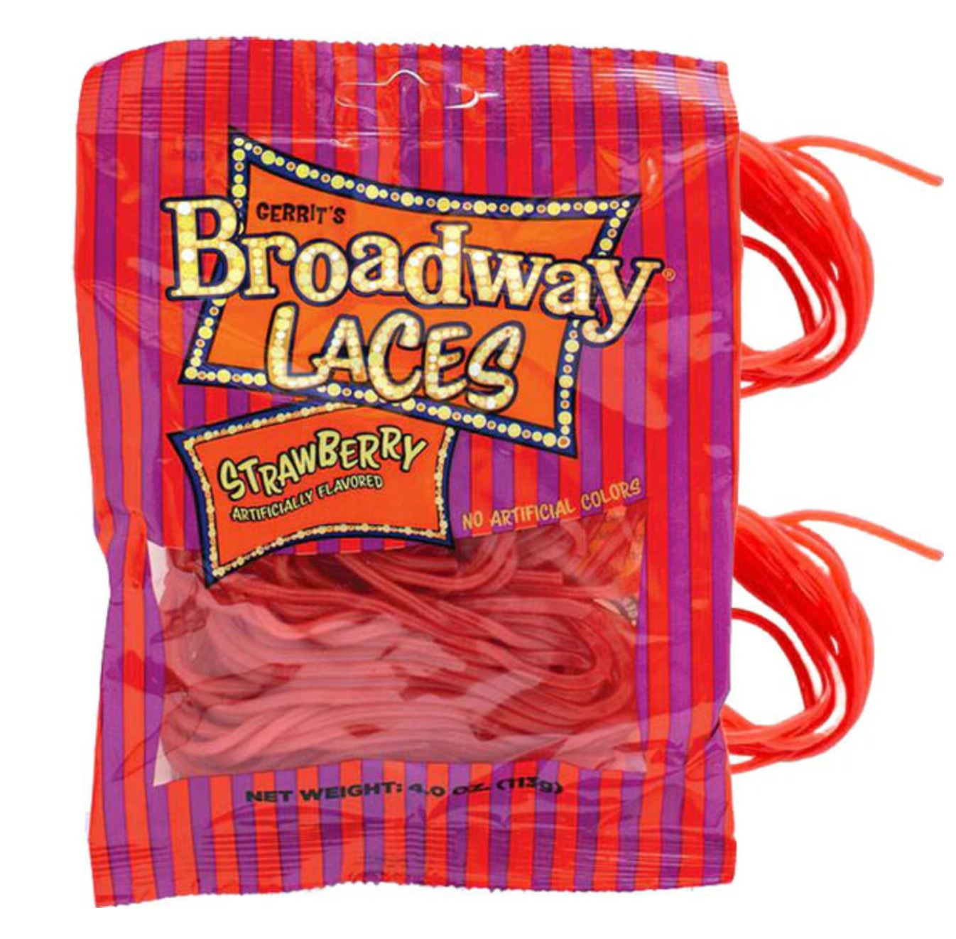 Broadway Strawberry Laces Shoe String