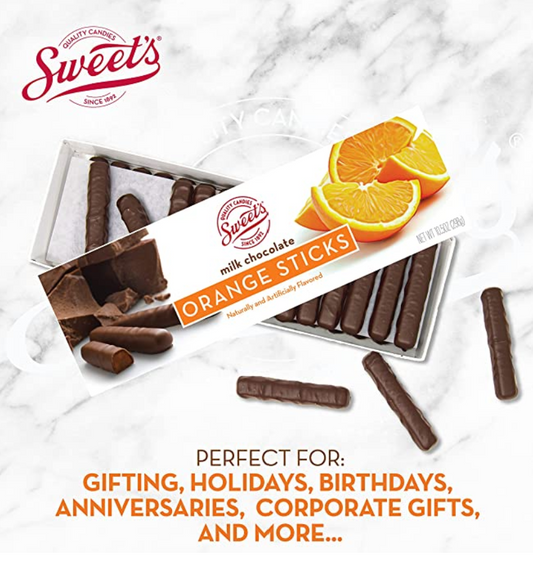 Sweets Dark Chocolate Orange Sticks