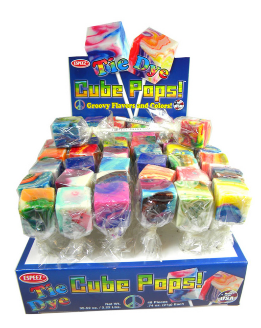 Tie Dye Cube Pops